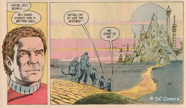 Szene aus dem DC-Comic Star Trek (Vol.1) Heft 39: "When you Wish Upon a Star" 
