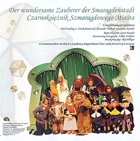 Programmblatt zu "Der wundersame Zauberer der Smaragdenstadt", Schwedt 2004